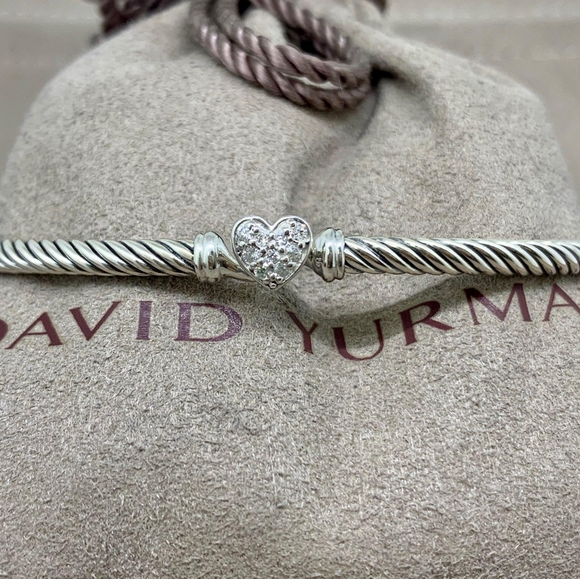 NWOT David Yurman Heart Bracelet with Diamonds - Picture 2 of 6
